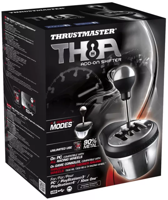 Flywheel Thrustmaster T248 + Palanca Thrustmaster TH8A PS5/PS4/PC