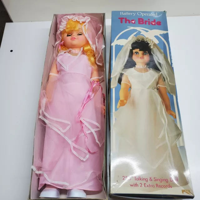 Vintage Doll JOJO-The Bride Battery Operated Talking Singing 25.5in UNTESTED