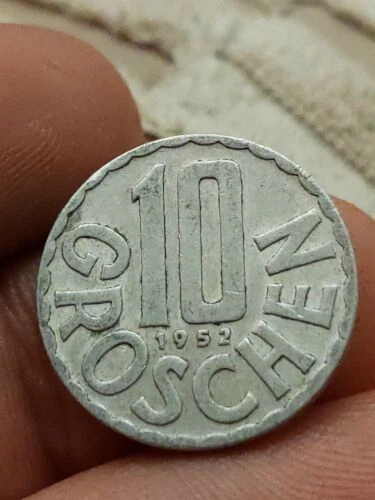 1952 / 10 GROSCHEN / AUSTRIA / OSTERREICH / COLLECTIBLE Kayihan coins T31