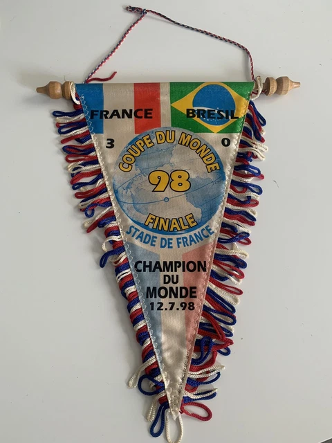 Ballon Collector Coupe Du Monde 1998 – France 98 – Ballon En Bois – Édition Rare