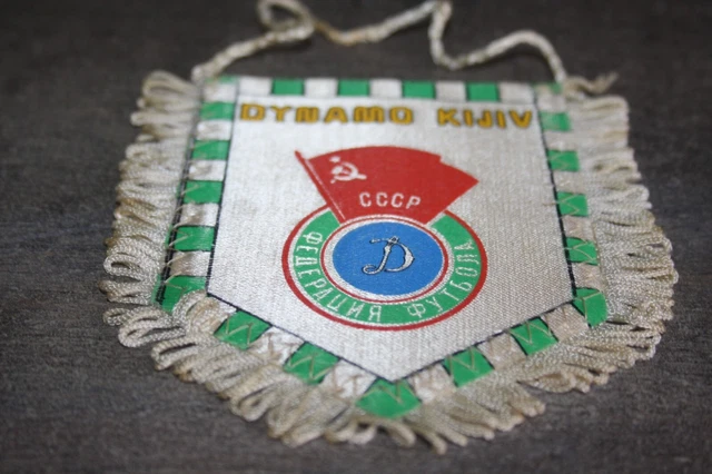 Fanion Dynamo Kiev Kyiv - Vintage Années 90 - Football - Très Bon état