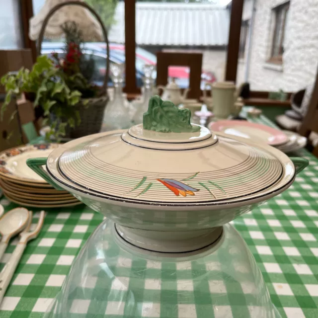 Burleigh Ware zenith Shape ‘Freesias’ Tureen & Lid Made In England Vintage