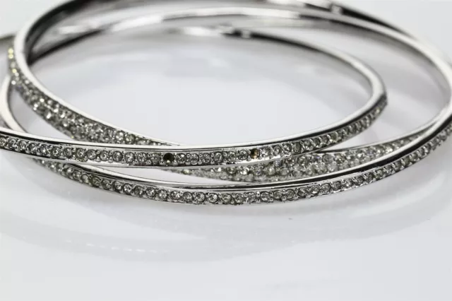 NADRI Intertwined Crystal Bangle 142885 2