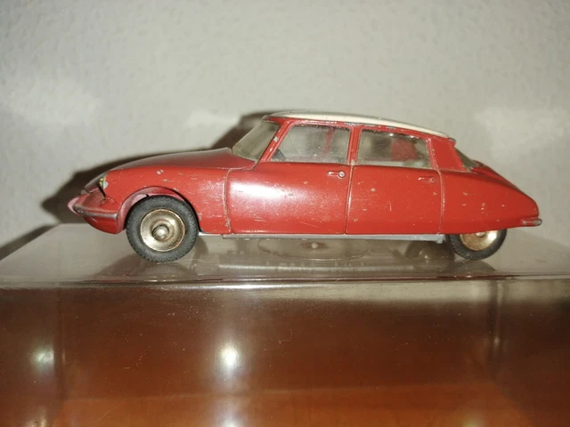 Original Dinky Toys Citroen Ds 19 Ref 530 Toit Creme Echelle 1/43