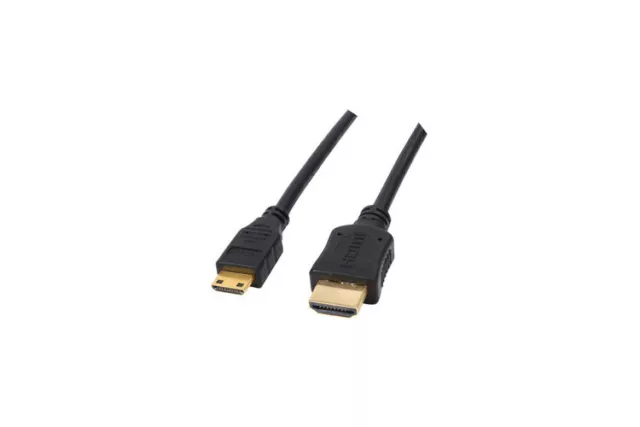 1,5m Cable HDMI / HDMI Mini C pour Samsung HMX-E10 M20 Q10 R10 S10 S15 T10 U20