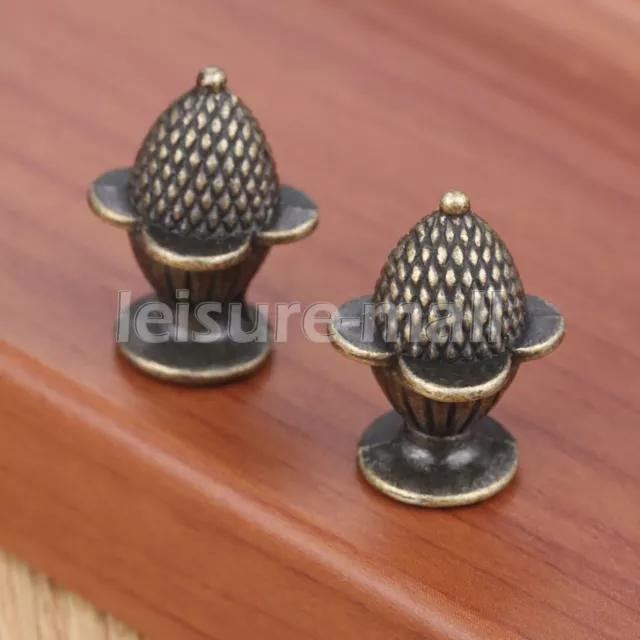 Antique Strawberry Cabinet Knob Furniture Dresser Cupboard Drawer Pull Handle