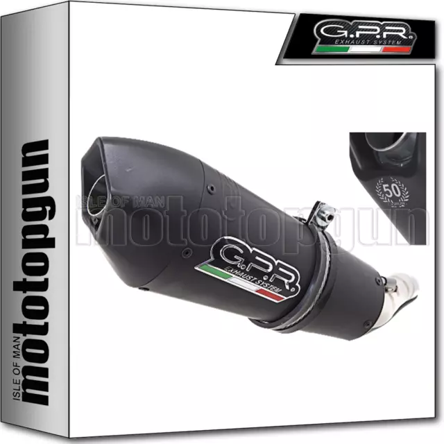 Gpr Hom Slip-On Exhaust Gpe Black Titanium Ducati Hyperstrada 821 2014 14