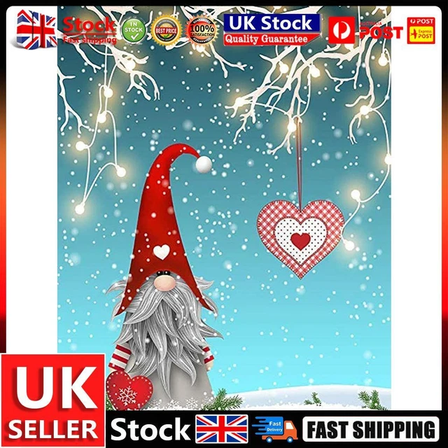 Full Cross Stitch Eco-cotton Thread 11CT Printed Christmas Goblin Wall Art Kit U