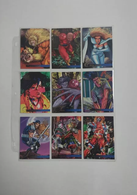 Marvel 1995 Fleer Flair Annual Partial Base Card Set 99/150