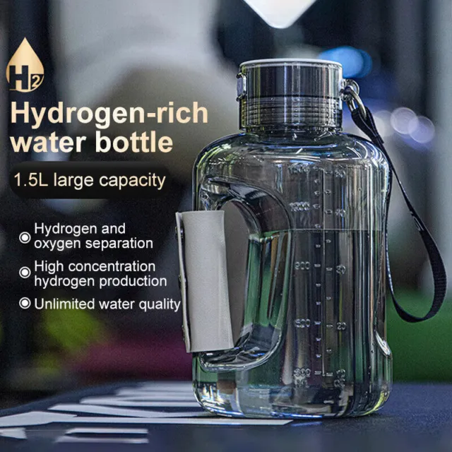 400ML Hydrogen Water Generator Hydrogen-Rich Water Bottle Ion Maker Rechargeable  Water Filter Electrolysis for Refreshing Water