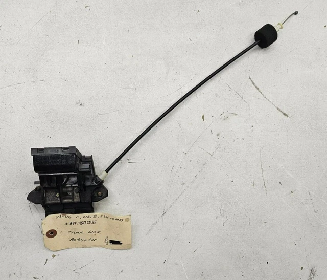 03-06 Mercedes W209 CLK350 CLK500 E320 Trunk Lock Latch Mechanism 1717500085 OEM