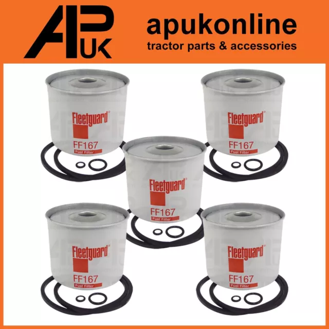 5x Fleetguard Fuel Filter for David Brown 770 780 880 900 950 990 995 Tractor