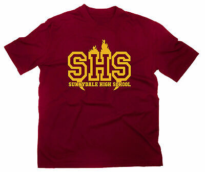 Sunnydale T-Shirt High Scuola Buffy The Vampire Cacciatrice Logo Fan Camp Hunter