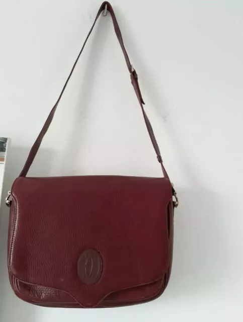 Sac Must De Cartier en Cuir Bandoulière Must De Cartier Vintage Shoulder Bag