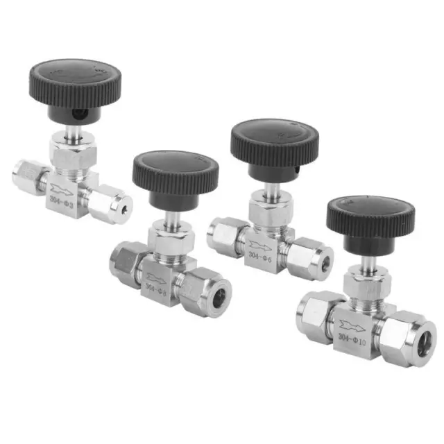 High Pressure Needle Valve Control for Water Gas Oil Liquid
