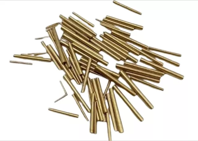 Brass Taper Pin Assorted Mix Sizes Brass Pins (Pack Of 100pcs) B103 3