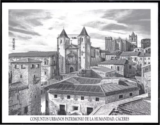 España Spain 5520 2021 Patrimonio de la Humanidad Cáceres MNH