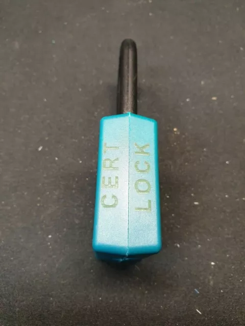 406TEAL Master Lock Zenex Safety Lockout Padlock Teal Individually Keyed 3