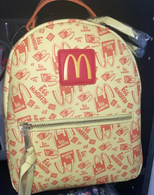 McDonald's Breakfast Egg McMuffin Logo Allover Print Mini Backpack -  BoxLunch Exclusive