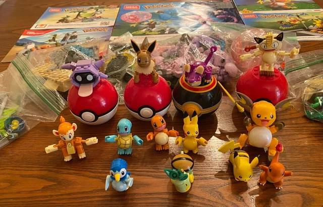Set de leurres de pêche Takara Tomy Pokémon Pikachu Slowpoke Squirtle