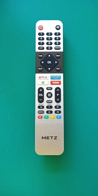 Télécommande De Remplacement Pour TV Metz 32MTB4001 32MTB4001Y 32MTC6000 - Neuve