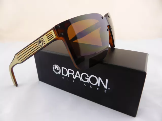 Dragon MANSFIELD Sunglasses Matte Tort - Bronze Lenses - Made in Italy 720-2171