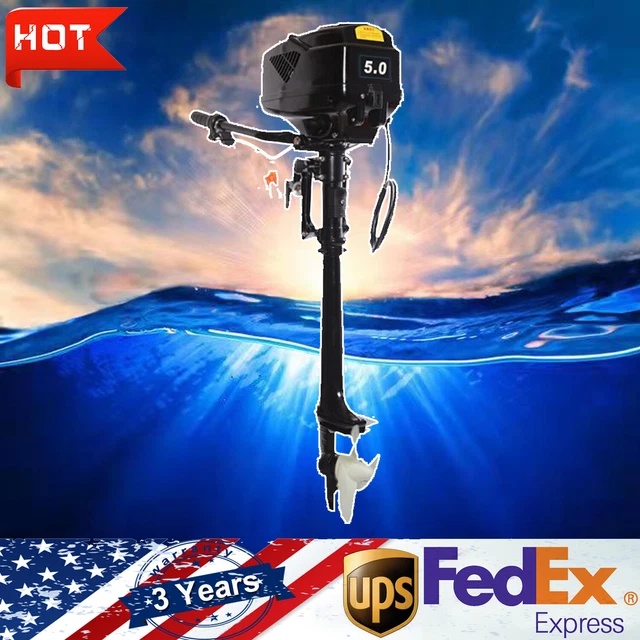 HEAVY DUTY 48V Brushless Electric Boat Outboard Motor Engine Long Shaft