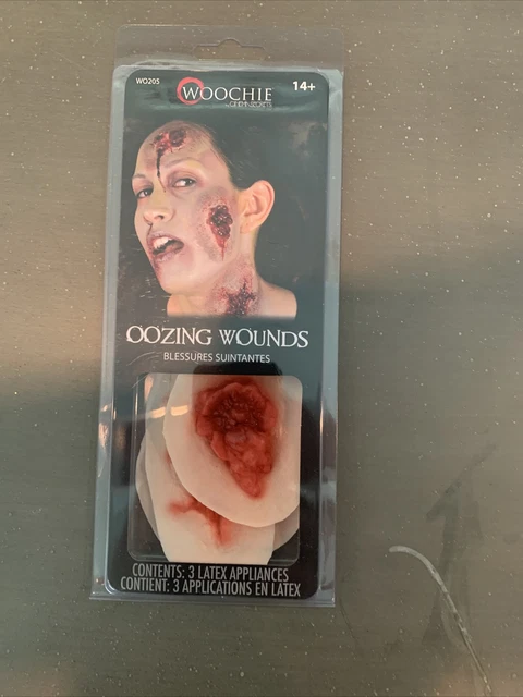 WOOCHIE OOZING WOUNDS F/X Makeup / CINEMA SECRETS COSPLAY NEW IN BOX - 3 pcs.