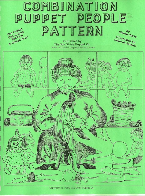 Human Puppet Pattern COMBINATION PEOPLE PUPPET Pattern-Rod Arm&Human Arm- advanced puppet ...