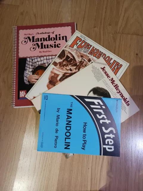Mandolin Music Books inc Anthology of Mandolin Music by Bud Orr + three others