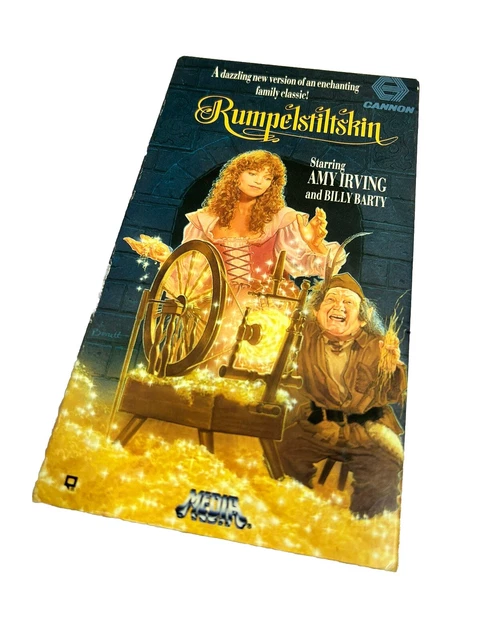 RUMPELSTILTSKIN VHS AMY Irving Billy Barty Cannon Media Video Treasures ...