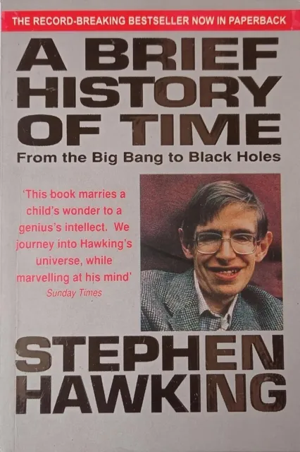 A Brief History Of Time science Ficton Broché Anglais 1995 Par Stephen Hawking