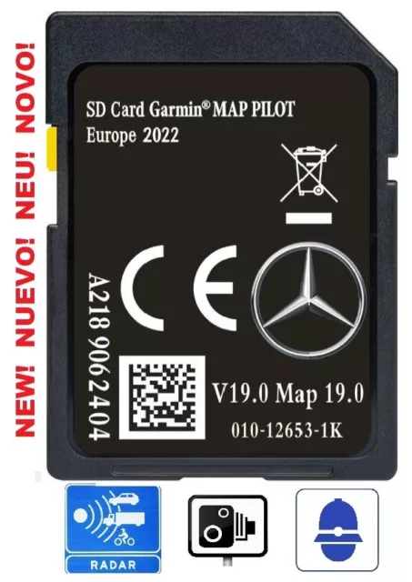 Mercedes Garmin Map Pilot  V19 2022  Audio 20 NTG5 STAR 1  Clas A B CLA GLA