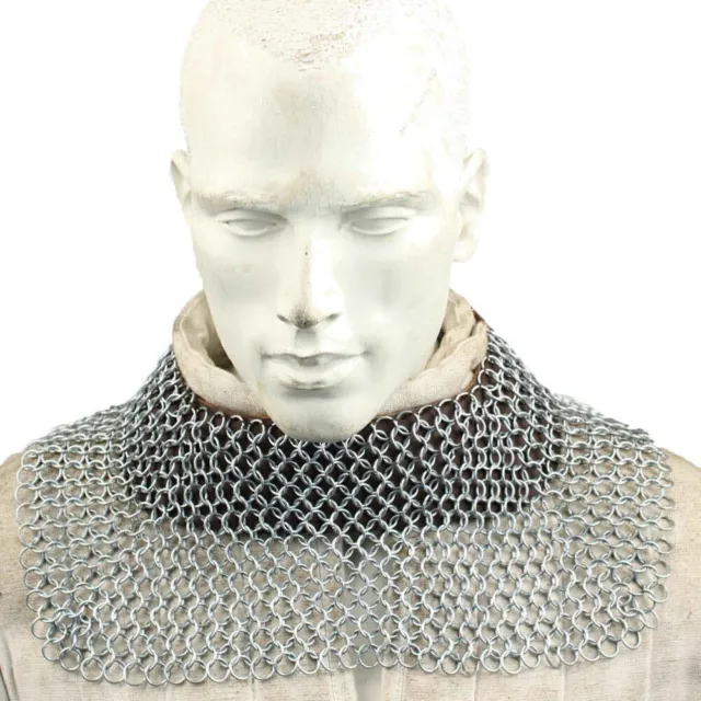 Chainmail Bishop’s Mantle Collar Knights Templar Renaissance Armor