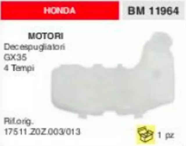 17511Z0Z003/013 Serbatoio Benzina Decespugliatore Honda Gx35 Gx 35 4 Tempi