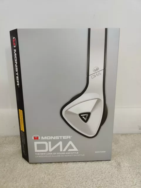 Monster DNA Headphones White & Black
