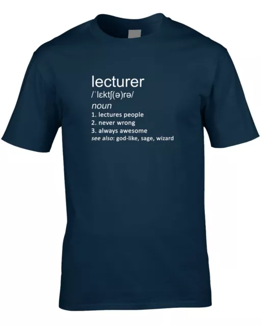 Maître de Conférences Blague Définition T-Shirt Cadeau University Objet