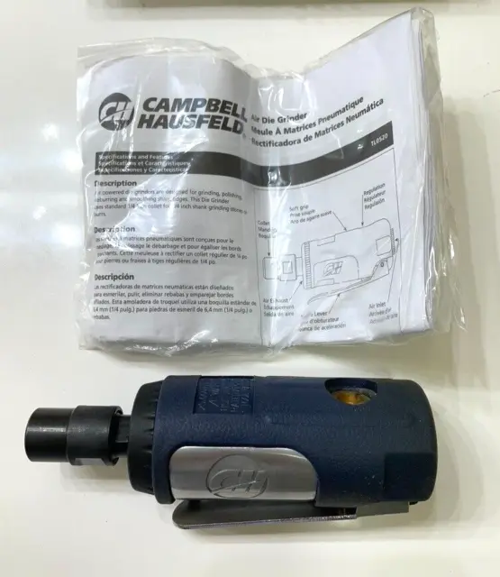 Nueva amoladora de troquel de aire 25.000 rpm Campbell Hausfield TL0520 nueva en caja