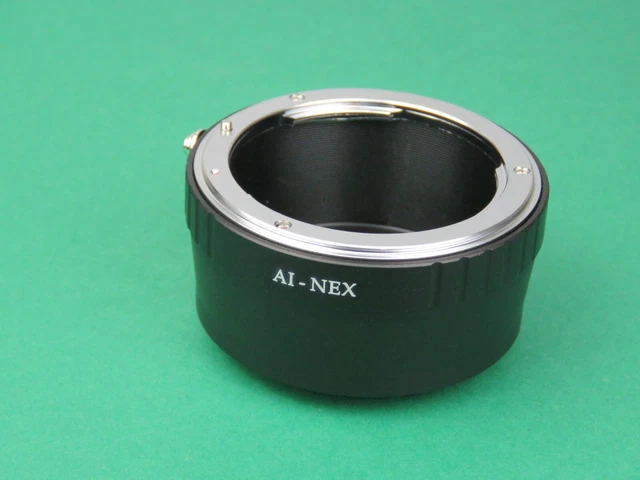 Lens Adapter Ring for Nikon F (AI) Lens to Sony a9 II, a7R III, a7R IV, a7 III