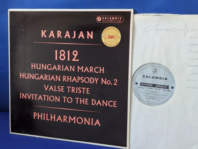COLUMBIA SAX 2302 *BLUE/SILVER* KARAJAN* TCHAIKOVSKY /BERLIOZ /WEBER etc *PO* NM COLUMBIA SAX 2302 *BLUE/SILVER* KARAJAN* TCHAIKOVSKY /BERLIOZ /WEBER etc *PO* NM