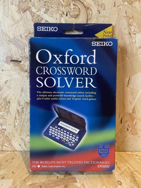 Seiko ER3200 Oxford Crossword Solver Thesaurus Spellchecker Calculator ER-3200