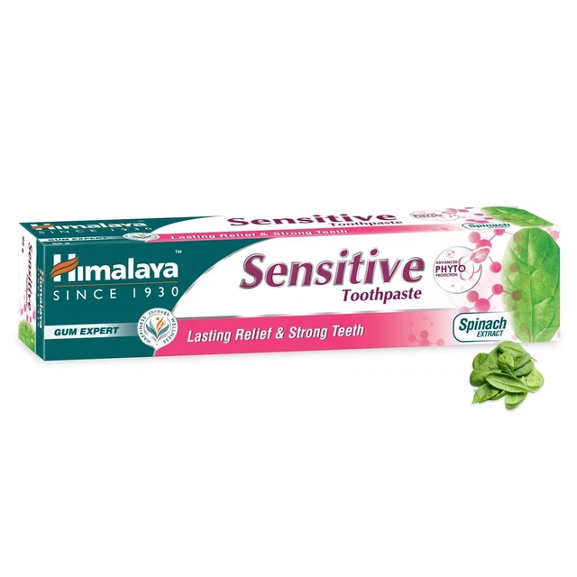 Himalaya Sensitive Toothpaste, Lasting Relief & Strpng Teeth | 80 GM