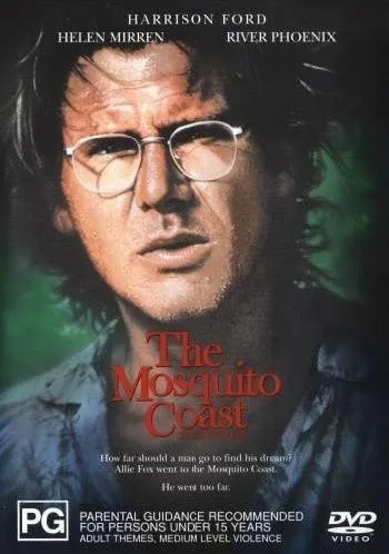 The MOSQUITO COAST (Harrison FORD Helen MIRREN River PHOENIX) THRILLER DVD Reg 4