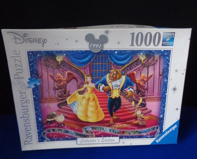 RAVENSBURGER DISNEY Beauty and the Beast 1000 piece jigsaw puzzle good ...