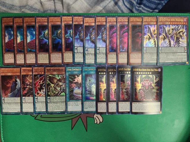 YuGiOh 24 Card D/D/D Deck Core Contract Lamia Near Mint