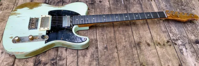 Telecaster surf green dirty Relic Vintage Style Nitro paint