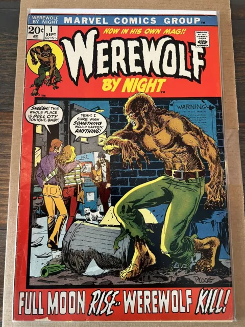 1972 Marvel Comics Werewolf By Night #1 | 1st Appearance in own Title BRONZE AGE