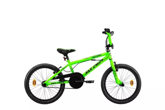 Bici Atala Crime Bicicletta Bmx Freestyle 20''  Verde Fluo Da Strada Ragazzo