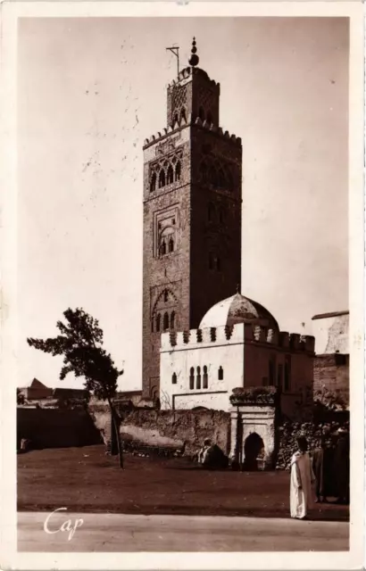 CPA AK MAROC - Marrakech - La Koutoubia et le vieux Marabout (93330)