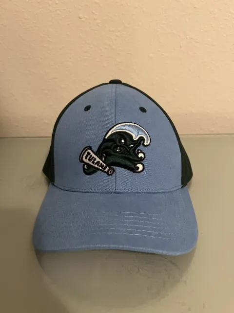 Captivating NCAA Tulane Green Wave Adjustable SnapBack Hat Cap Green Blue NWT